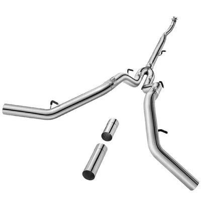 5 Inches Downpipe Back Dual 2017-2019 L5P 6.6L Duramax DPF Delete Race Pipe GM 2500/3500