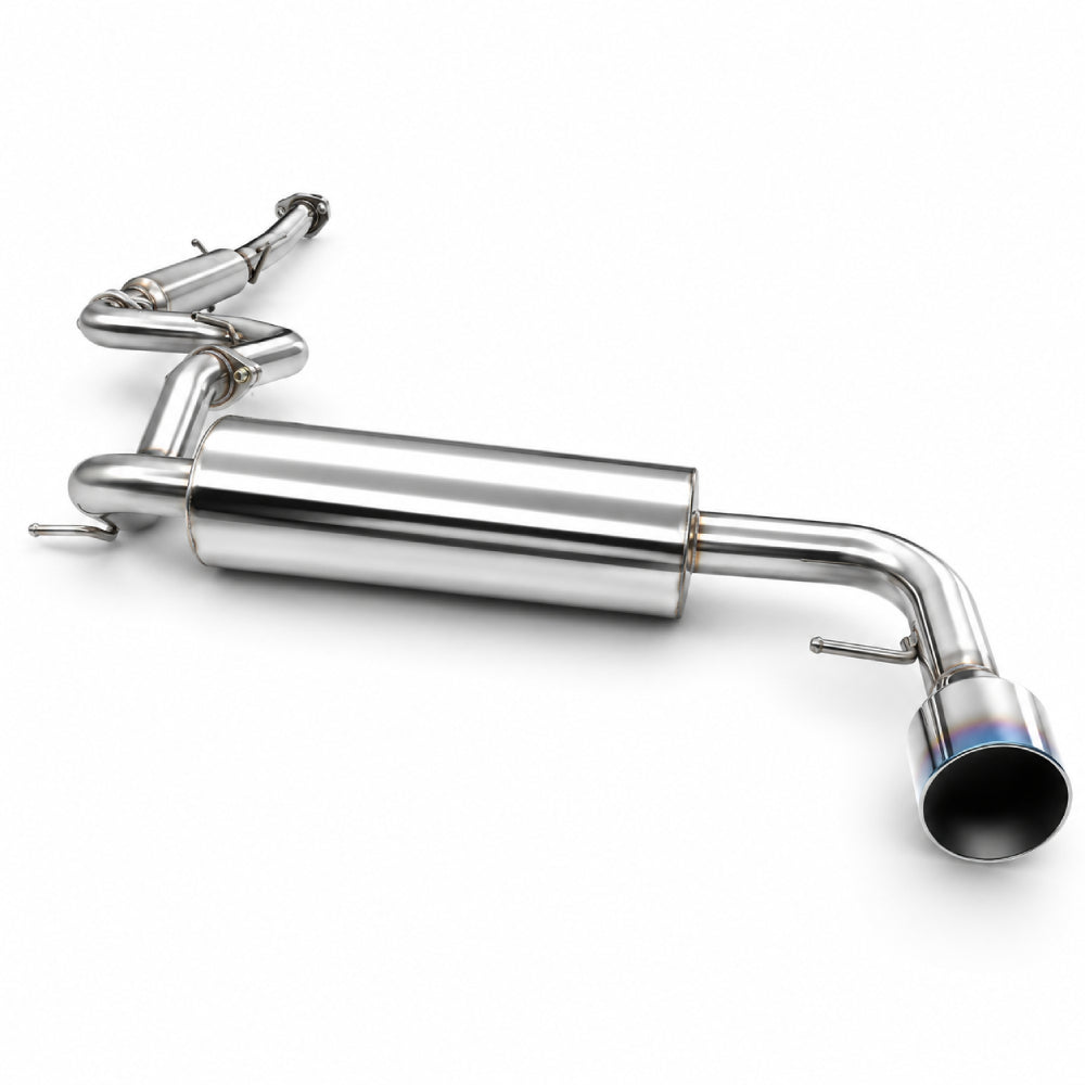 Catback Exhaust System for 1990-1991 Honda CRX 1.5L | 4.0" Rolled Muffler Tip丨3DR Only