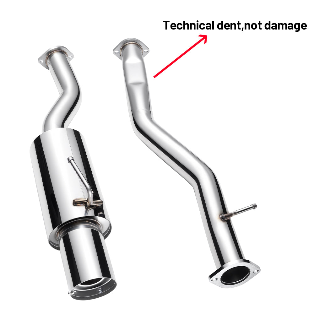 Catback Exhaust for 2003-2008 Nissan 350Z & Infiniti G35 with 4.5'' Single Tip & 3'' Pipe