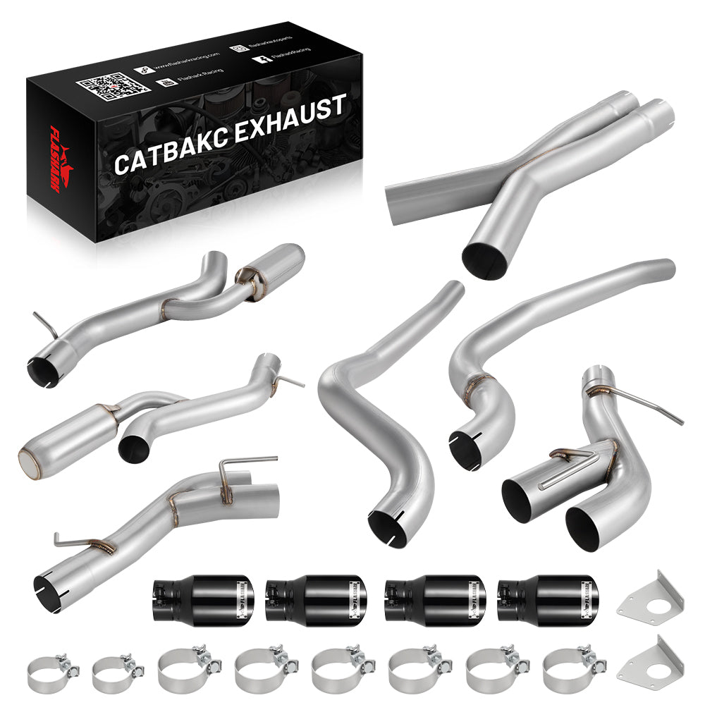 2016-2024 Chevy Camaro SS/ZL 1 6.2L Catback Exhaust 3" Dual（New Arrival）