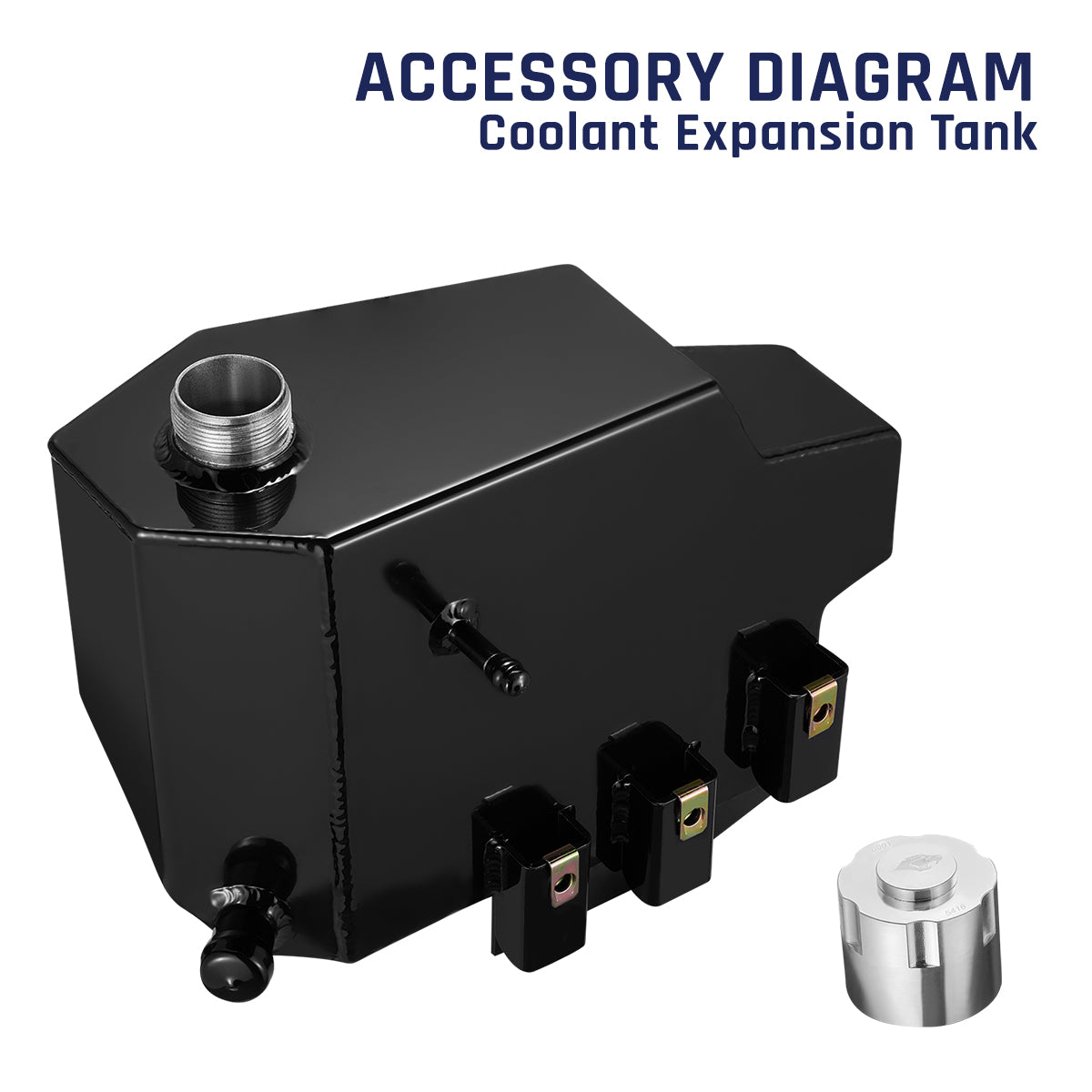 2008-2010 Ford 6.4L Powerstroke Coolant Reservoir (Degas)