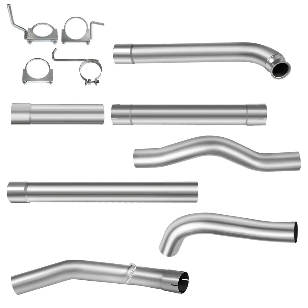 4 Inch/5 Inch 2001-2007 LBZ LLY LB7 6.6 Duramax Downpipe-Back DPF Delete Race Pipe Flashark