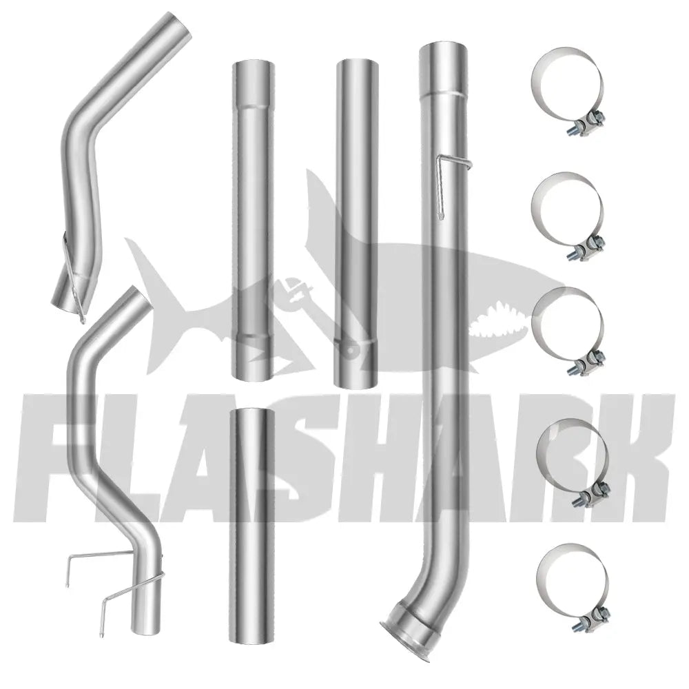 4.0/5.0 Inch 2019-2022 6.7 Cummins Dodge Ram DPF Delete Race Pipe 2500/3500 Flashark