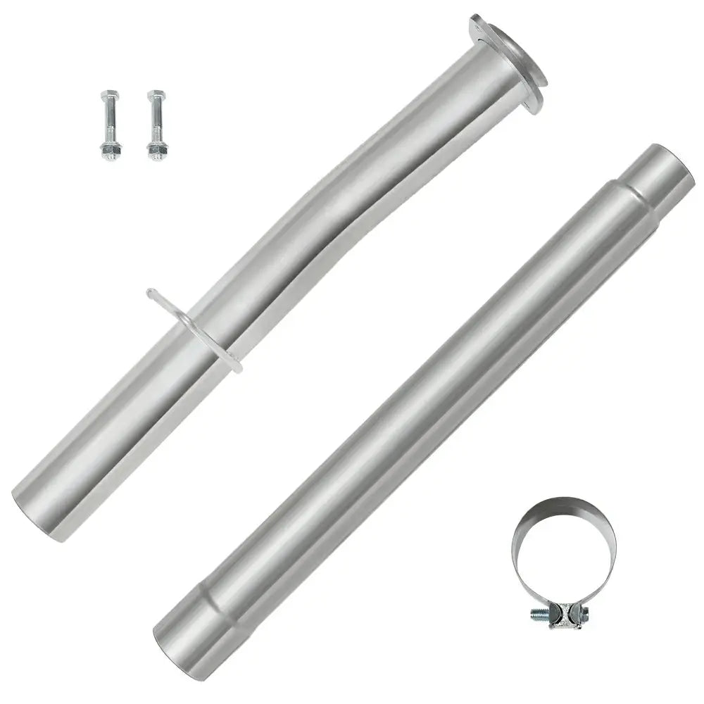 4.0 Inch 2008-2010 Ford 6.4 Powerstroke Cat & DPF Delete Race Pipe F-250 F-350 F-450 Flashark