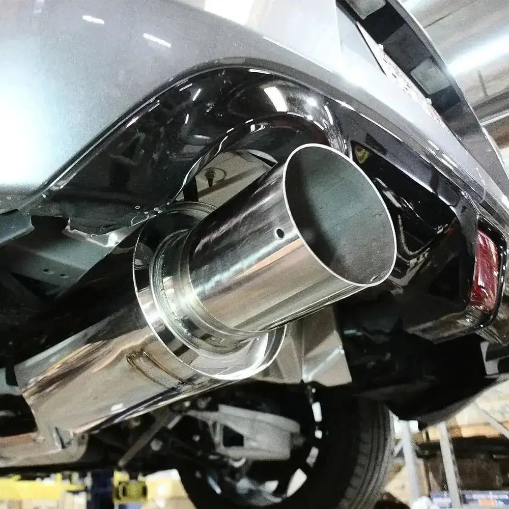 4.5 Inches Single Tip 3 Inches Pipe Catback Exhaust for 2003-2008 Nissan 350Z Infiniti G35 (Copy) Flashark