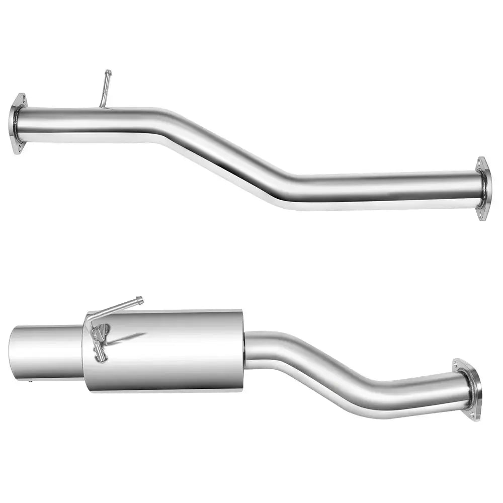 4.5" Single Tip 3" Pipe Catback Exhaust for 2003-2008 Nissan 350Z Infiniti G35 Flashark