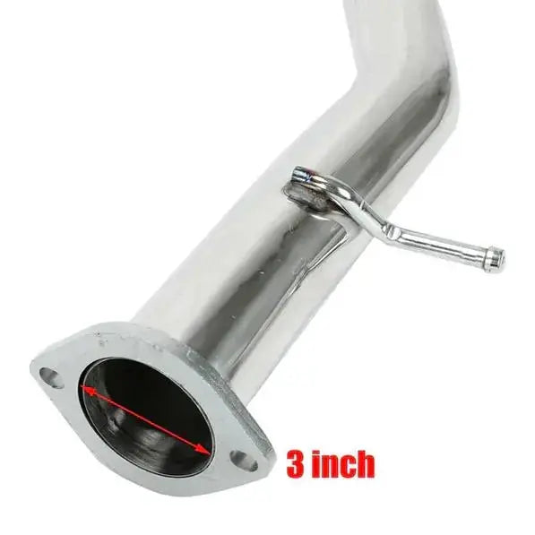 4.5" Single Tip 3" Pipe Catback Exhaust for 2003-2008 Nissan 350Z Infiniti G35 Flashark