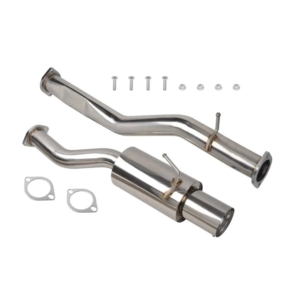 4.5" Single Tip Catback Exhaust for 2003-2008 Nissan 350Z Infiniti G35 Flashark