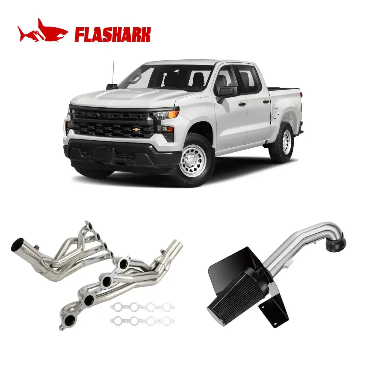 Colector de escape para Silverado Suburban Sierra 2007-2014 4.8L 5.3L 6.0L 6.2L 2WD