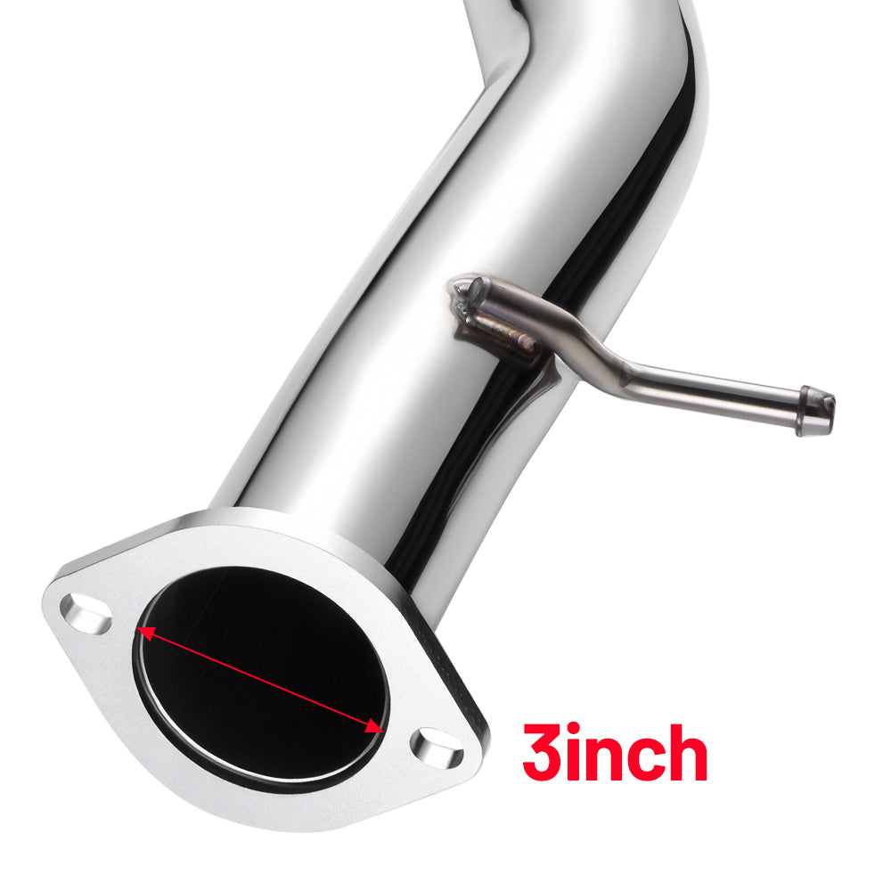 Catback Exhaust for 2003-2008 Nissan 350Z & Infiniti G35 with 4.5'' Single Tip & 3'' Pipe