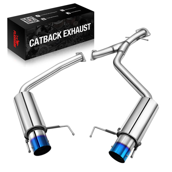 Catback Exhaust System For 2006-2013 Lexus IS250 IS350 V6 Sedan w/ Burnt Tip