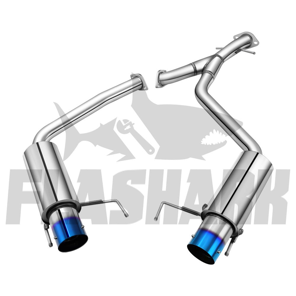 Catback Exhaust System For 2006-2013 Lexus IS250 IS350 V6 Sedan w/ Burnt Tip