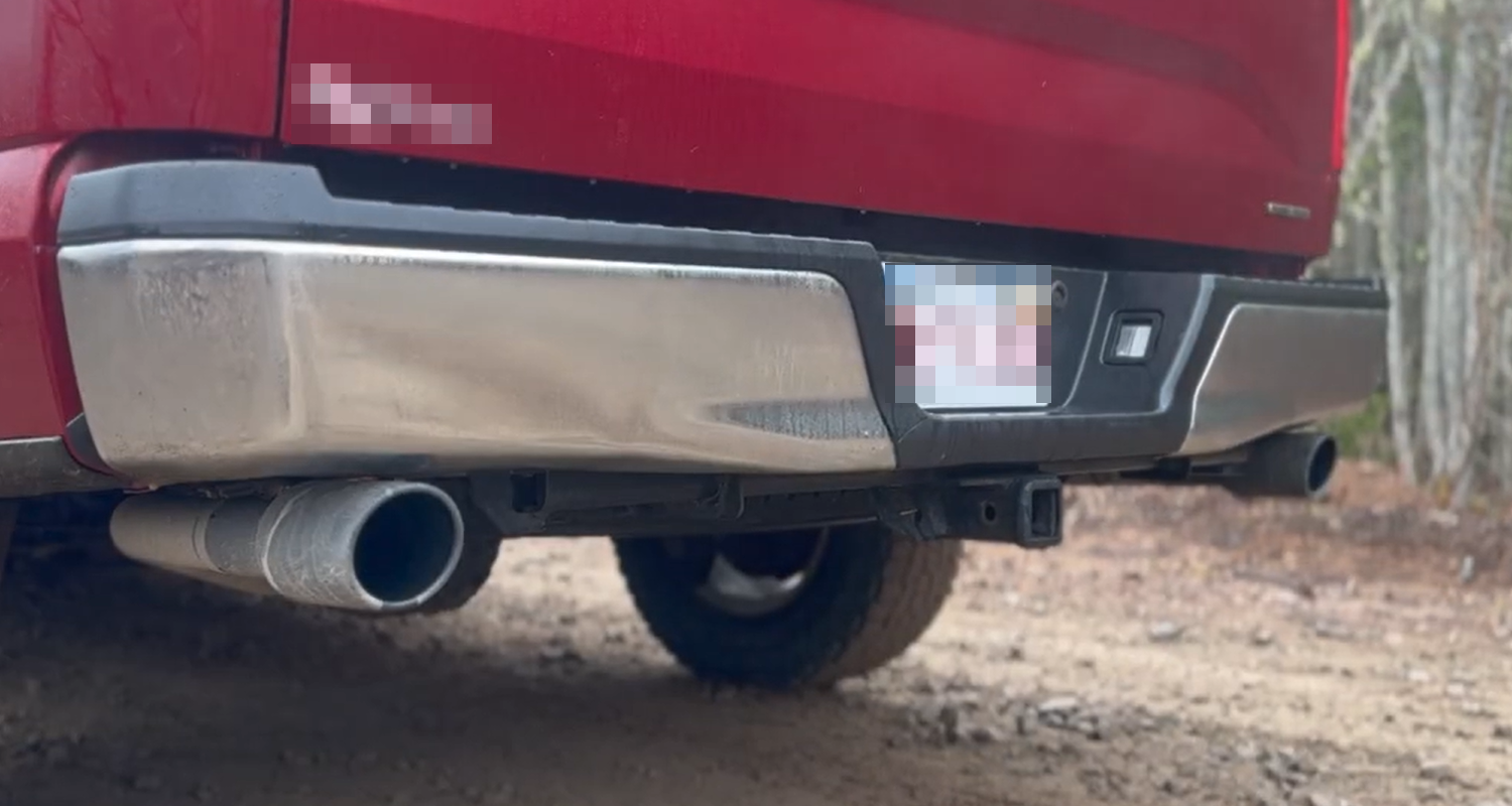 Sistema de escape Catback para Ford F150 2015-2020 (2,7 L, 3,5 L, 5,0 L), 3 pulgadas, con puntas de silenciador negras y pulidas 