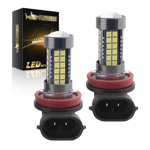 9005 H4 H7 H11 LED Fog Light Bulbs 15W 6000K | 2 Bulbs for 2005-2015 Toyota Tacoma 2008-2010 Toyota Highlander and More Flashark