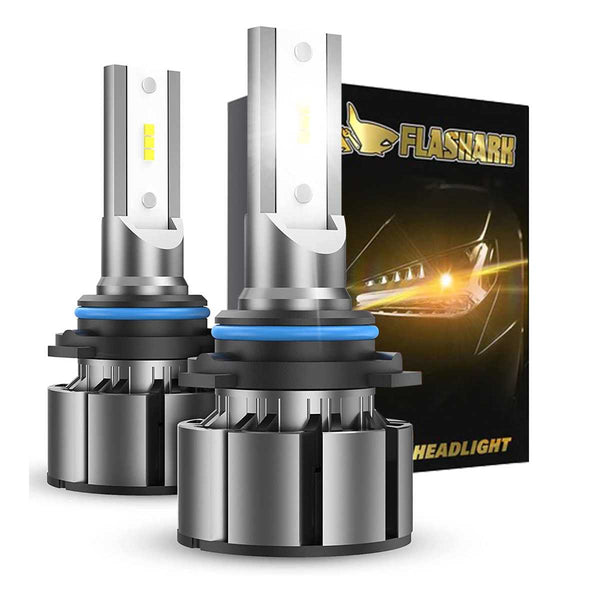 9006 HB4 LED Headlight Bulbs 60W 15000LM 6000K | 2 Bulbs Flashark
