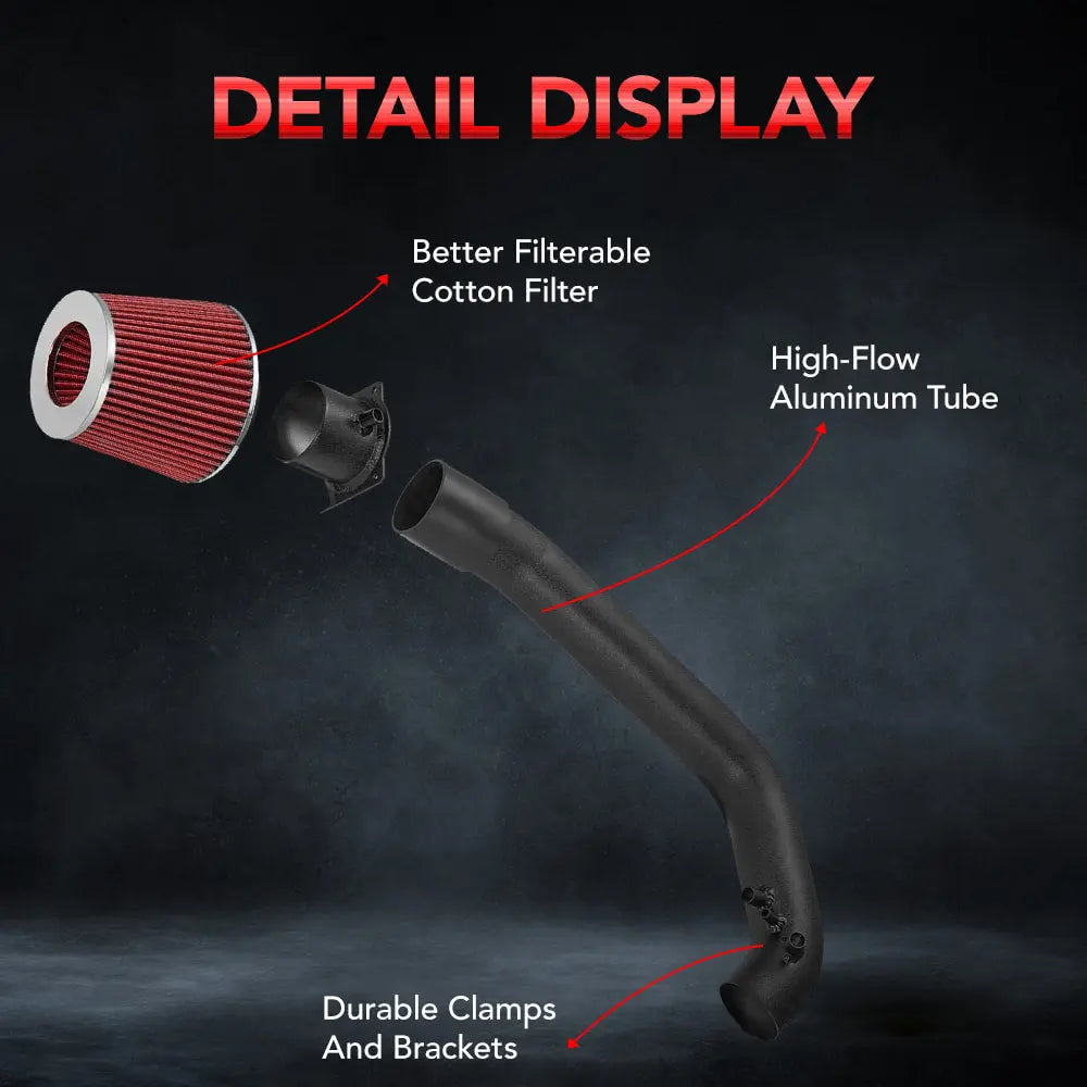 Air Intake Kit For Nissan 240SX S13 SILVIA (1991-1994) With 2.4L L4 Engine Flashark