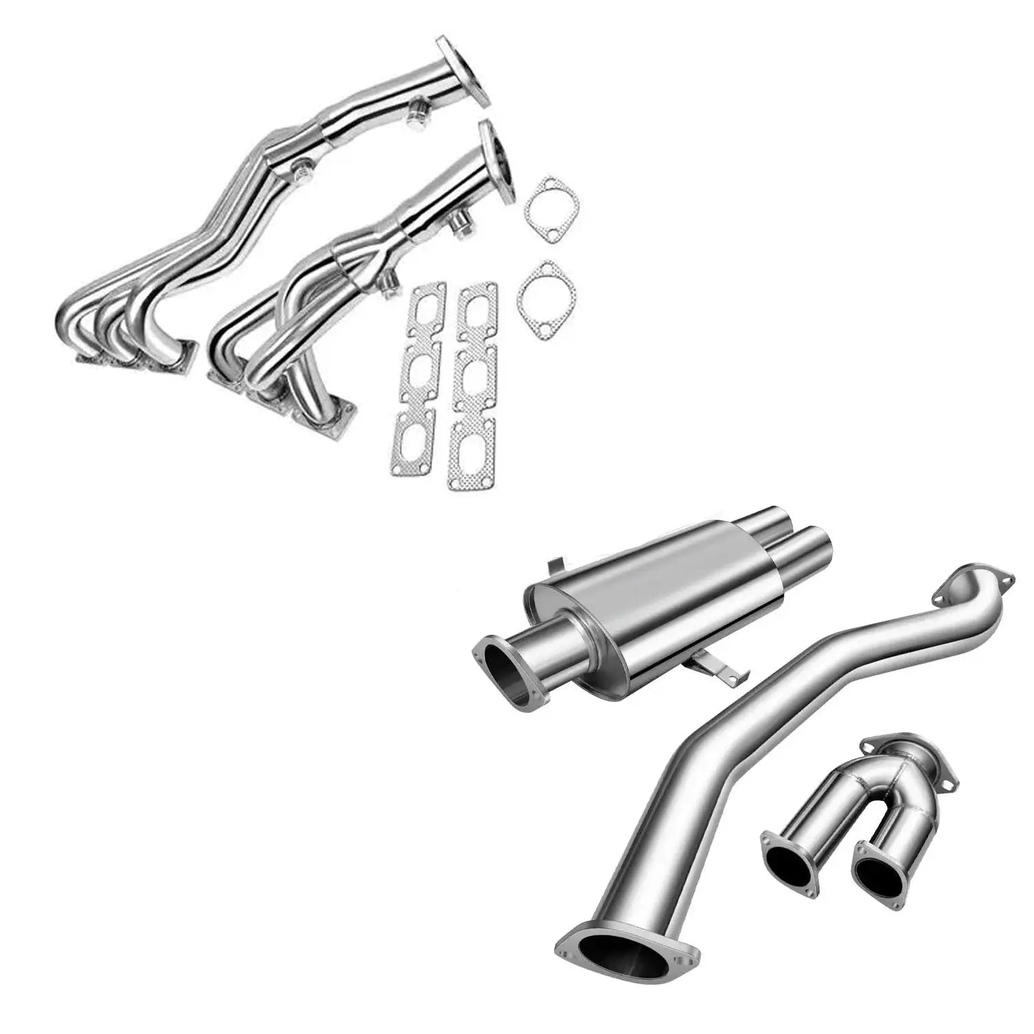 BMW M52/M52TU Long & Short Tube Headers (1994-2002)  | Fits E36 E46 Z3 E39 E38 Flashark