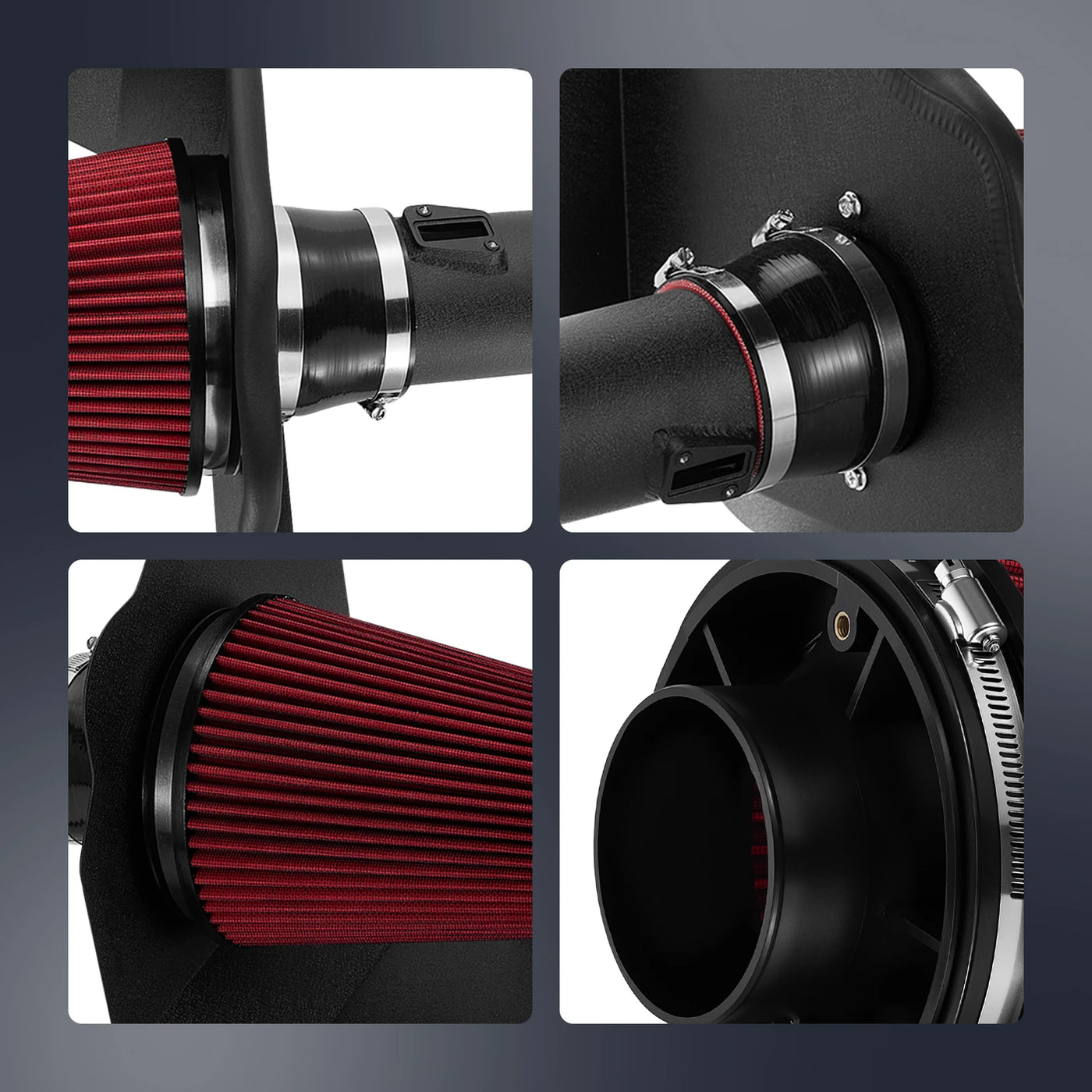 Flashark Cold Air Intake Kit — 2014-2018 Chevy Silverado 1500 / GMC Sierra 1500 5.3L & 6.2L V8