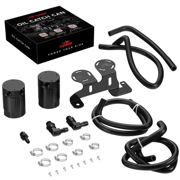 Baffled Oil Catch Can for 2007-2013 Infiniti G37 Flashark