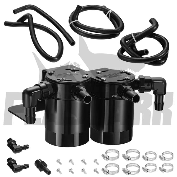 Baffled Oil Catch Can for 2007-2013 Infiniti G37 Flashark