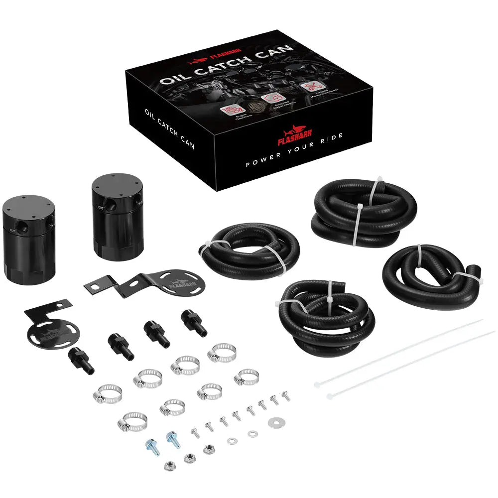 Baffled Oil Catch Can for 2015-2016 Subaru WRX Flashark