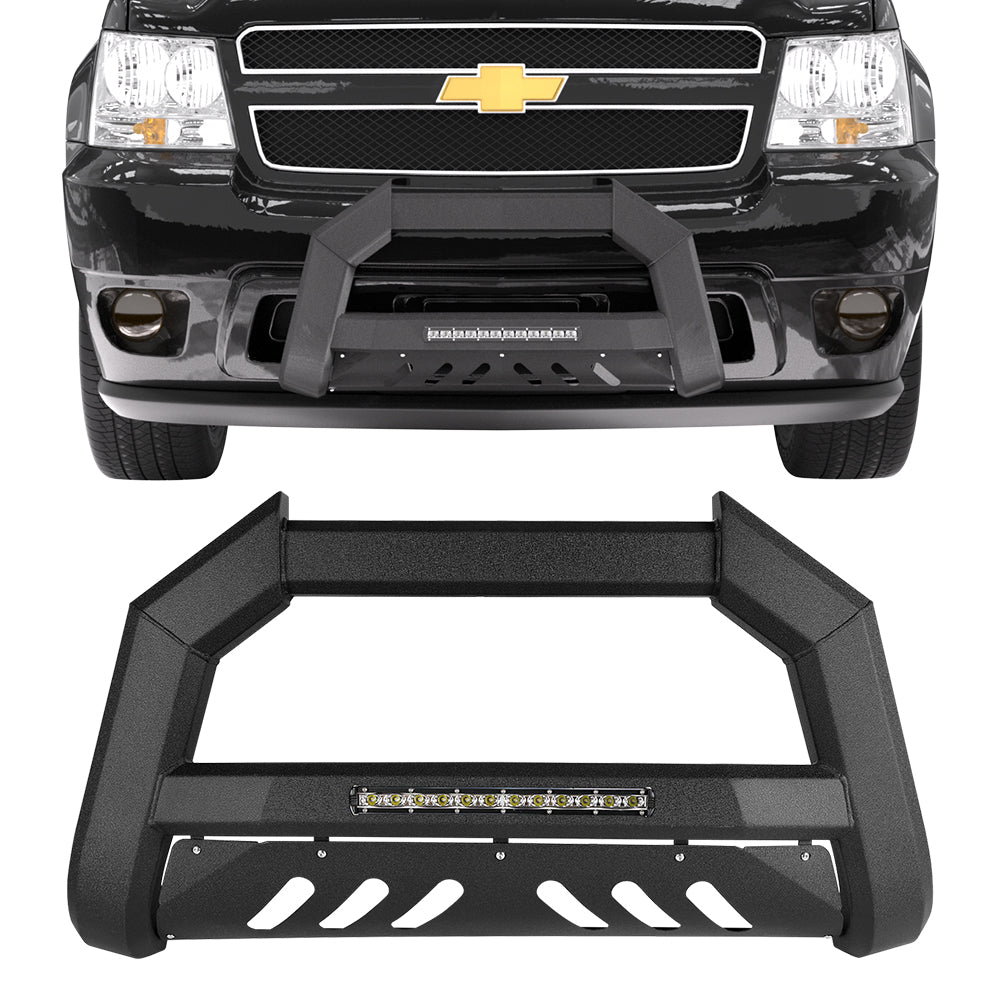 Black Bull Bar LED for 2007-2018 Chevy/GMC 1500 Truck & SUV