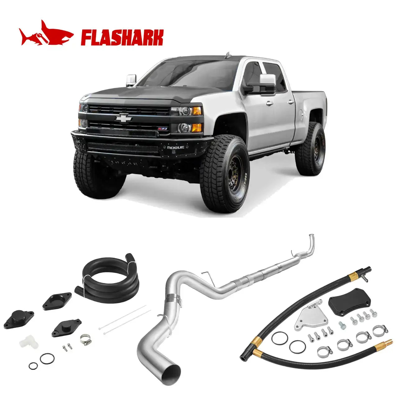 EGR/DPF/DEF/CCV Delete kit Tuner 2011-2015 LML 6.6L Duramax All-in-One Kit Flashark