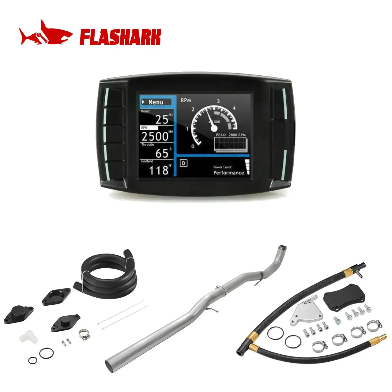 EGR/DPF/DEF/CCV Delete kit Tuner 2011-2015 LML 6.6L Duramax All-in-One Kit Flashark