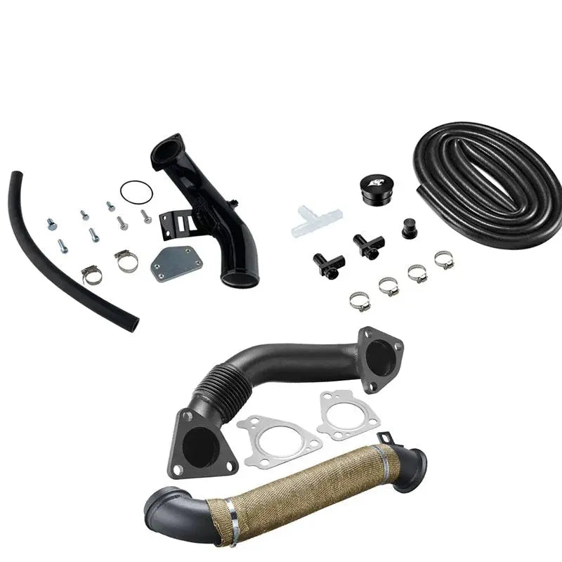 EGR/DPF/CCV PCV Reroute for 2004-2005 LLY 6.6L Duramax All-in-One Kit Flashark