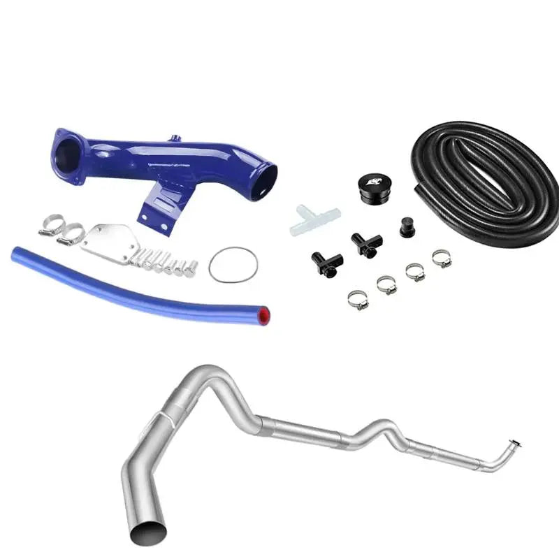 EGR/DPF/CCV PCV Reroute for 2004-2005 LLY 6.6L Duramax All-in-One Kit Flashark