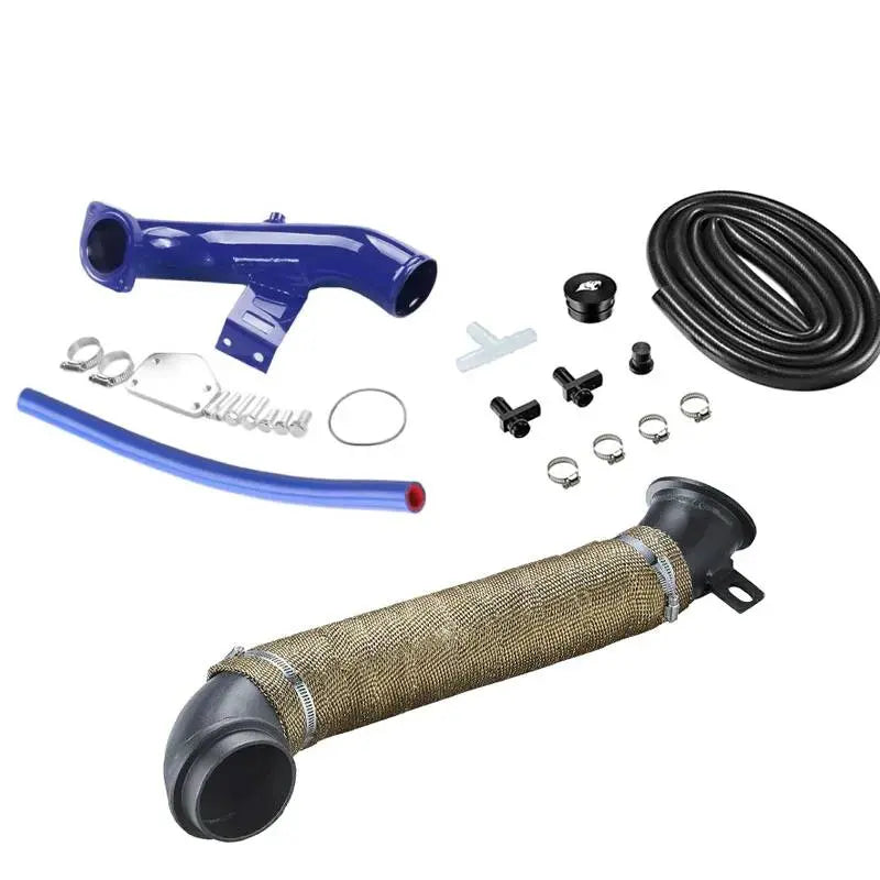 EGR/DPF/CCV PCV Reroute for 2004-2005 LLY 6.6L Duramax All-in-One Kit Flashark