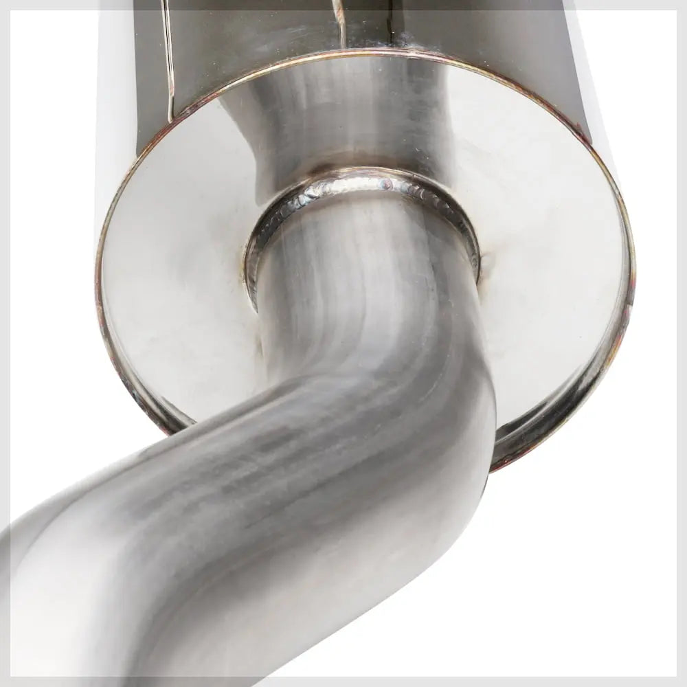 Cat-Back Exhaust for 2002-2005 Honda Civic w/ 4" N1 Muffler Tip 2.0L Flashark