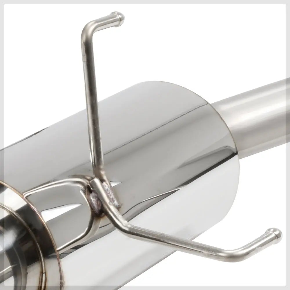 Cat-Back Exhaust for 2002-2005 Honda Civic w/ 4" N1 Muffler Tip 2.0L Flashark