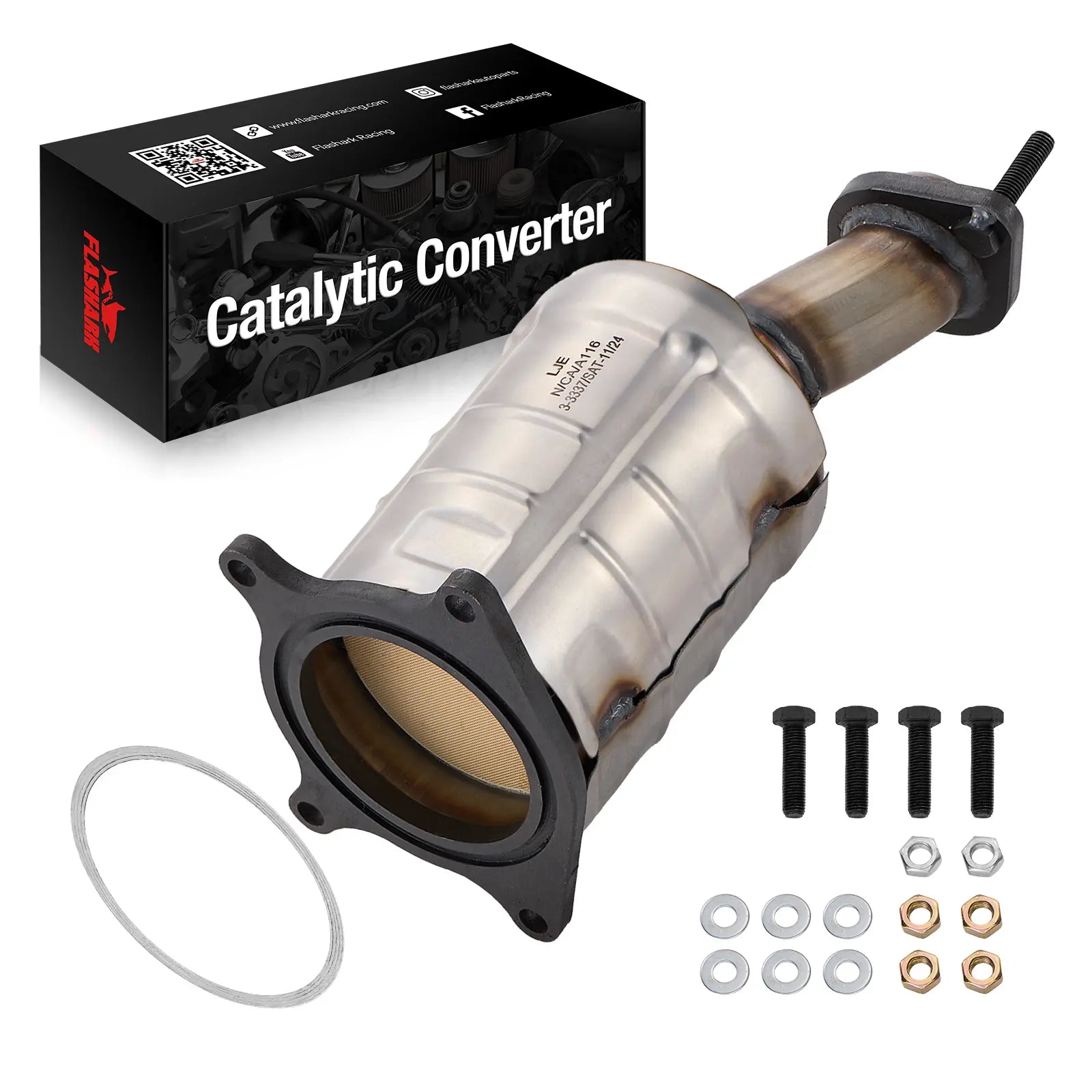 Catalytic Converter For 2011-2015 Ford Edge/Explorer Lincoln MKX V6 3.5L/3.7L Flashark