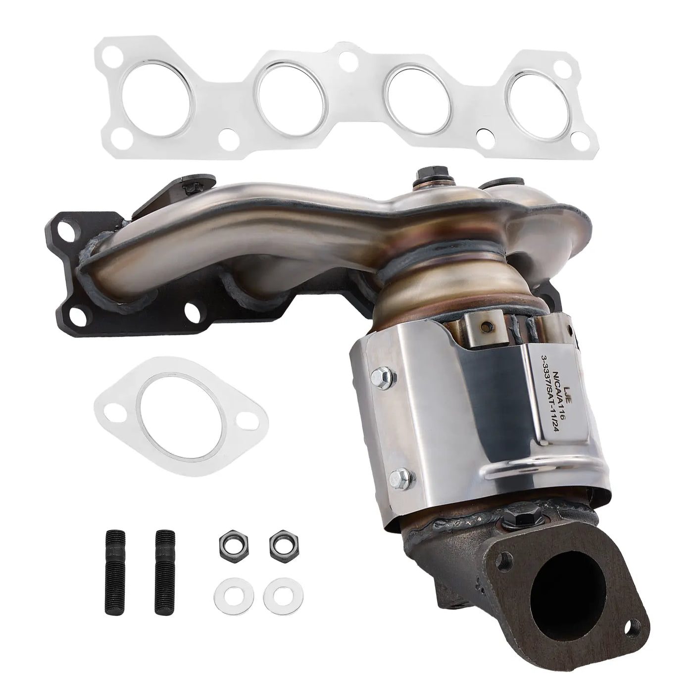 Catalytic Converter Kit for 2013-2016 Hyundai Santa Fe Sport & Kia Sorento L4 2.4L Flashark