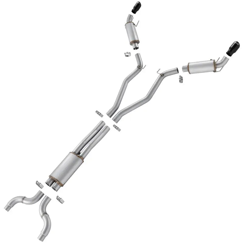 Catback Exhaust System For 2010-2015 Chevy Camaro 6.2L V8 Automatic (L99) 3