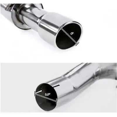 Aluminum Coolant Reservoir/Catback Exhaust for 2015-2023 Ford Mustang 2.3L EcoBoost Flashark