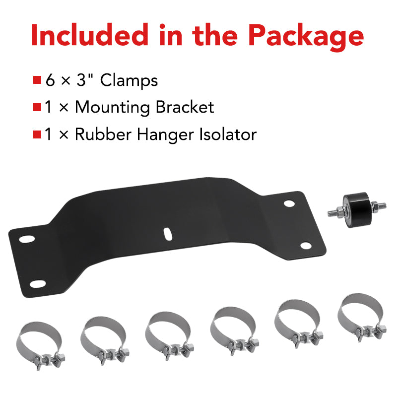 Catback Exhaust System For 2010-2015 Chevy Camaro 6.2L V8 Automatic (L99) 3" Dual