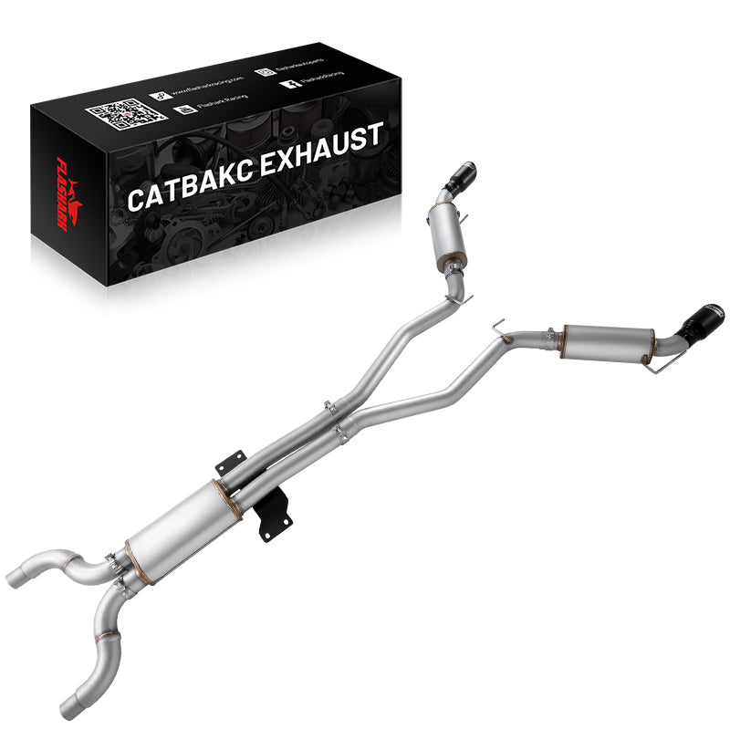Catback Exhaust System For 2010-2015 Chevy Camaro 6.2L V8 Automatic (L99) 3" Dual