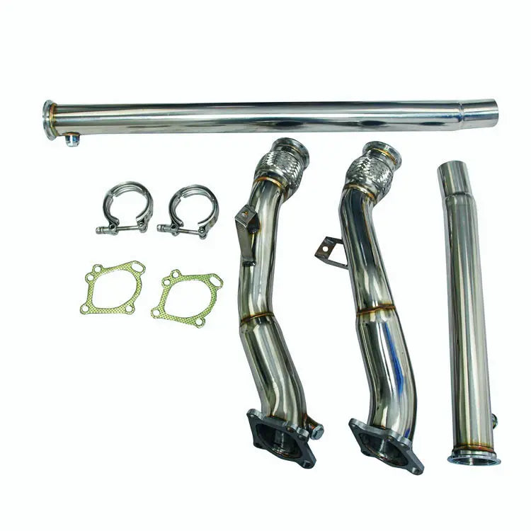 Catless Downpipe Exhaust for 2000-2002 K04/RS6 Fits Audi S4 B5 A6/Allroad C5 2.7L BiTurbo 3
