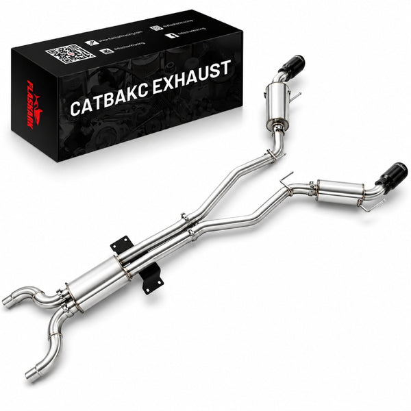 Catback Exhaust System For 2010-2015 Chevy Camaro 6.2L V8 Automatic (L99) 3" Dual