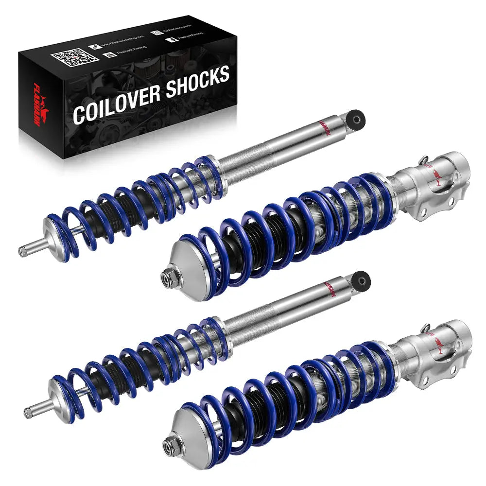 Coilover Shock Absorbers Struts 4PCS for 1985-1992 VW Golf MK2| 1991-2000 Golf Mk3 | 1988-1995 VW Corrado Flashark