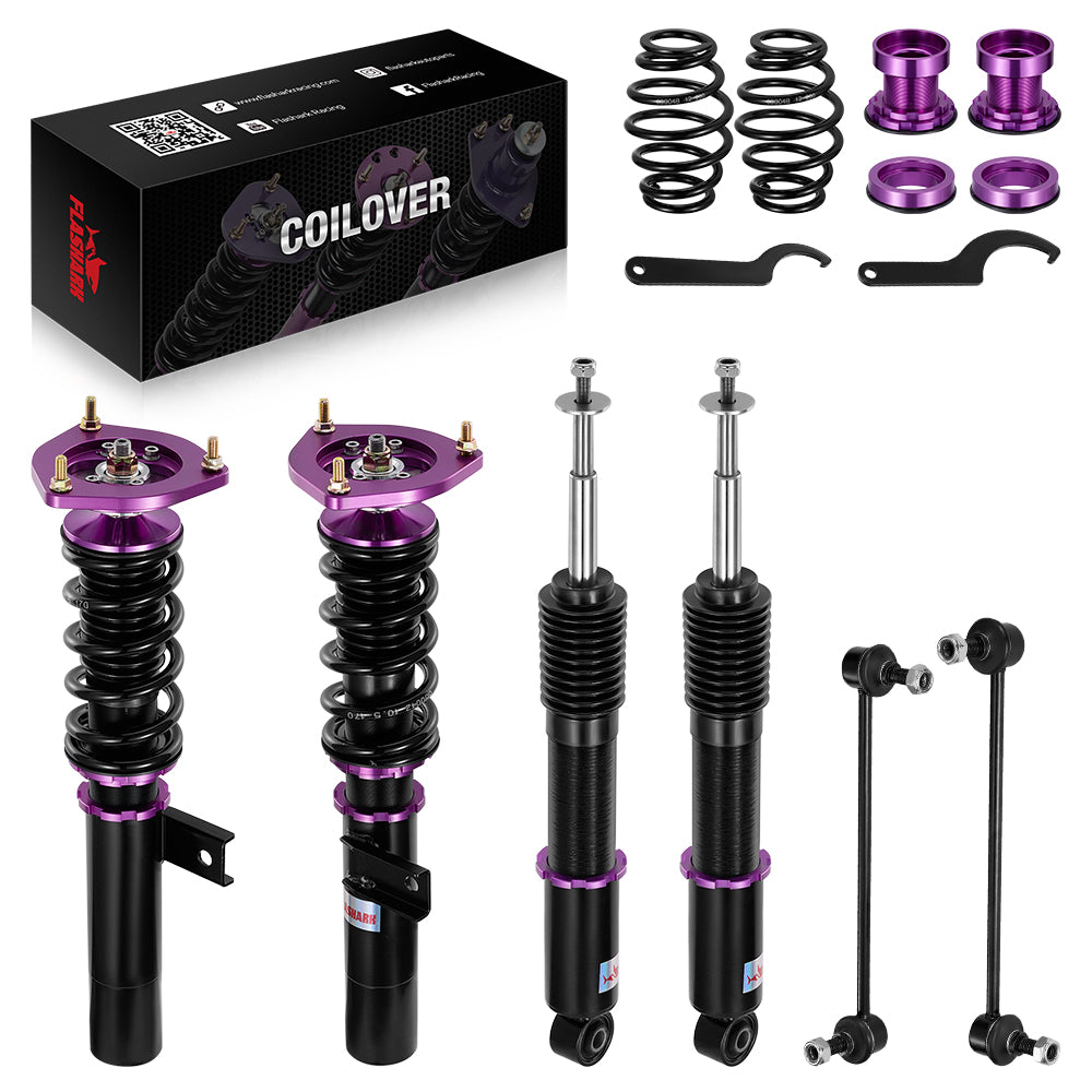 Coilover Shock Absorbers Struts 4PCS for VW 2006-2009 GTI/ 2003-2007 Golf MK5