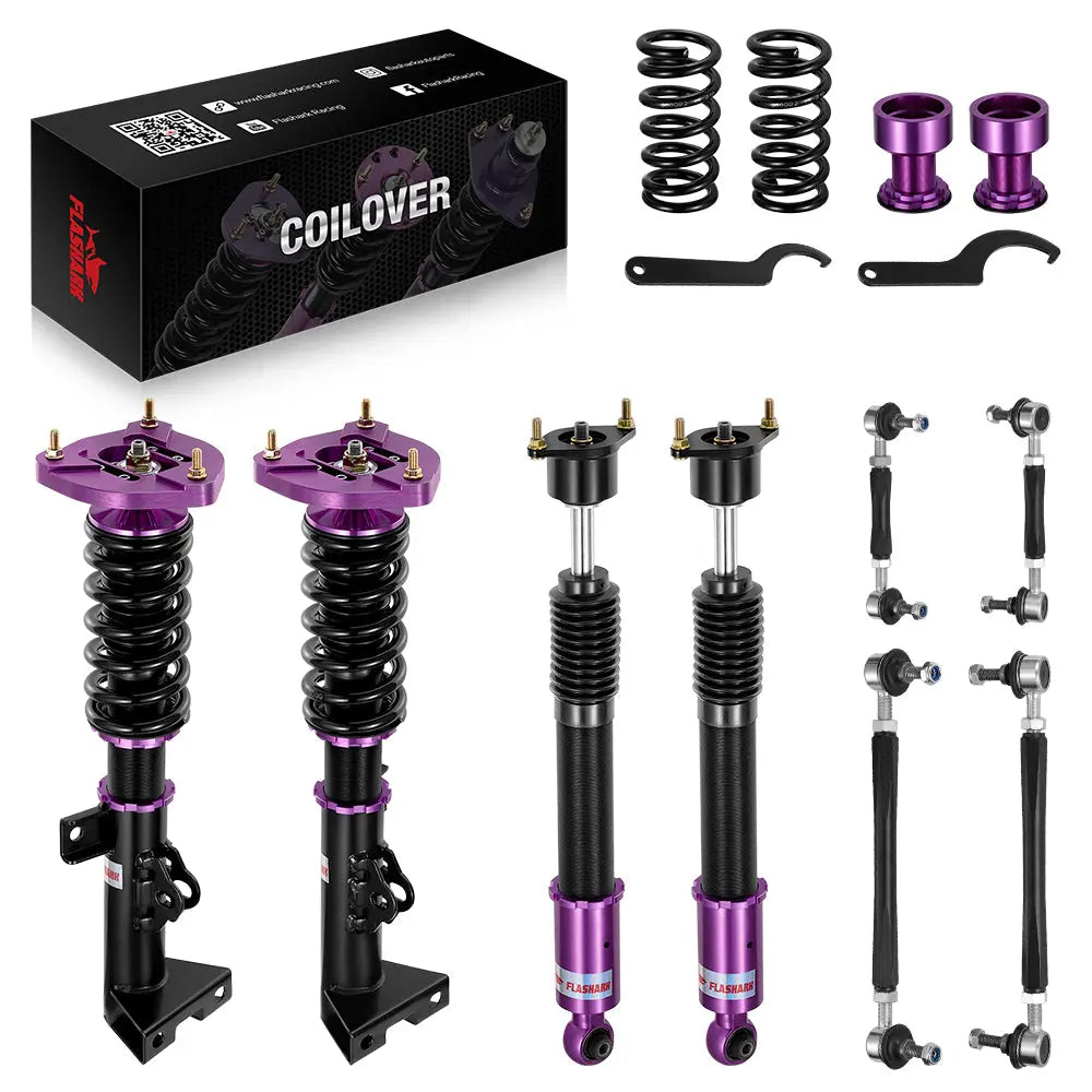 Coilovers Suspension Kit for 2008-2014 Mercedes-Benz C-Class W204 C300 C250 Flashark