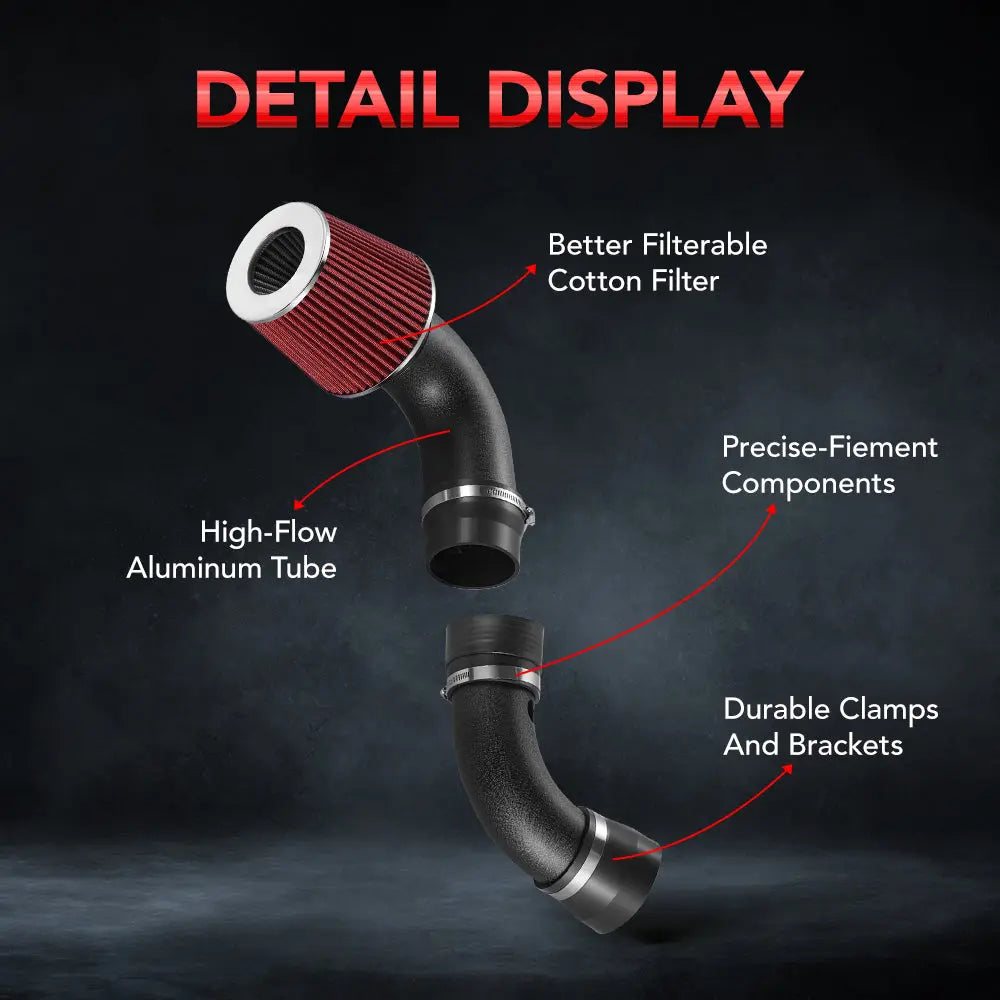 Cold Air Intake For 1996-2005 Chevrolet S10/Blazer, GMC Jimmy/Sonoma, Oldsmobile Bravada, Isuzu Hombre 4.3L V6 Flashark