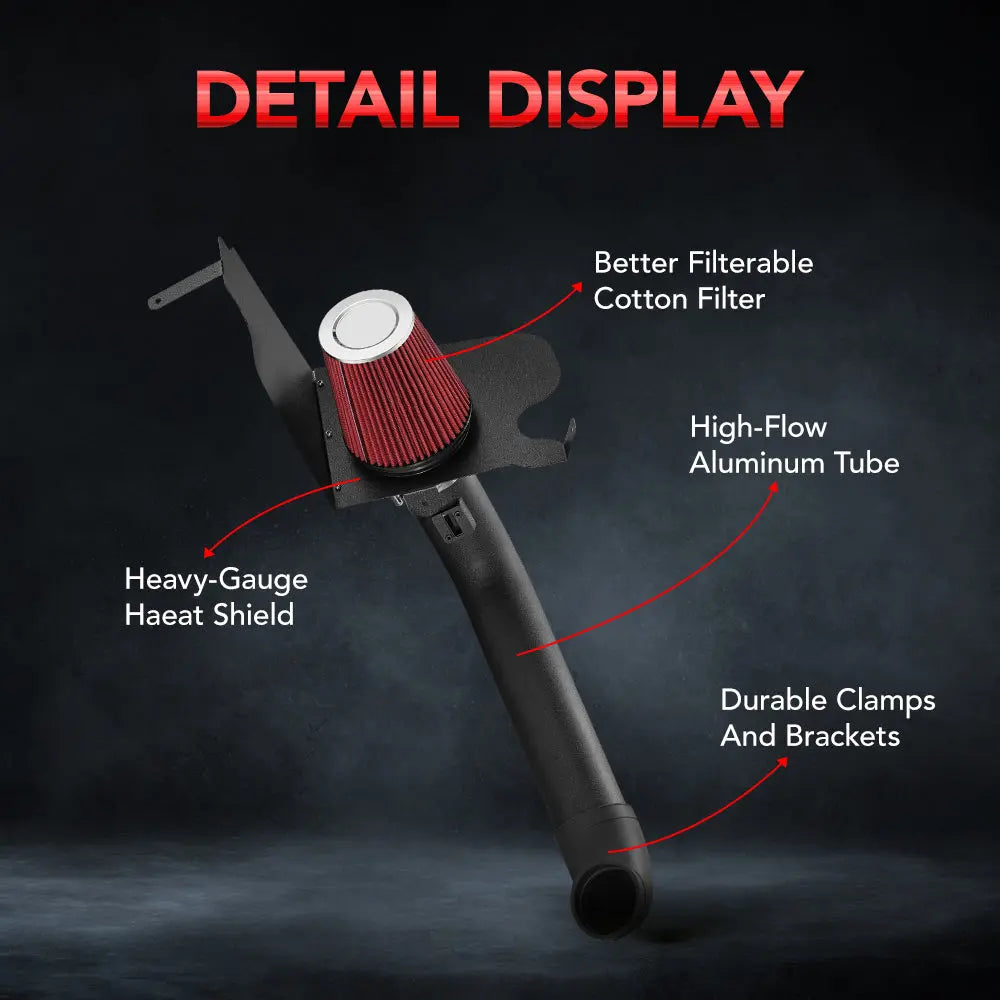 Cold Air Intake For 2004-2008 Ford F-150 5.4L V8 Flashark