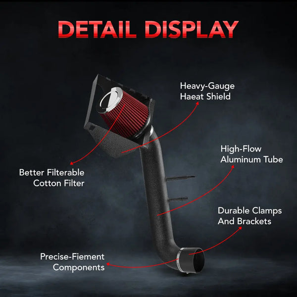 Cold Air Intake For 2015-2018 Ford F-150 5.0L V8 Flashark