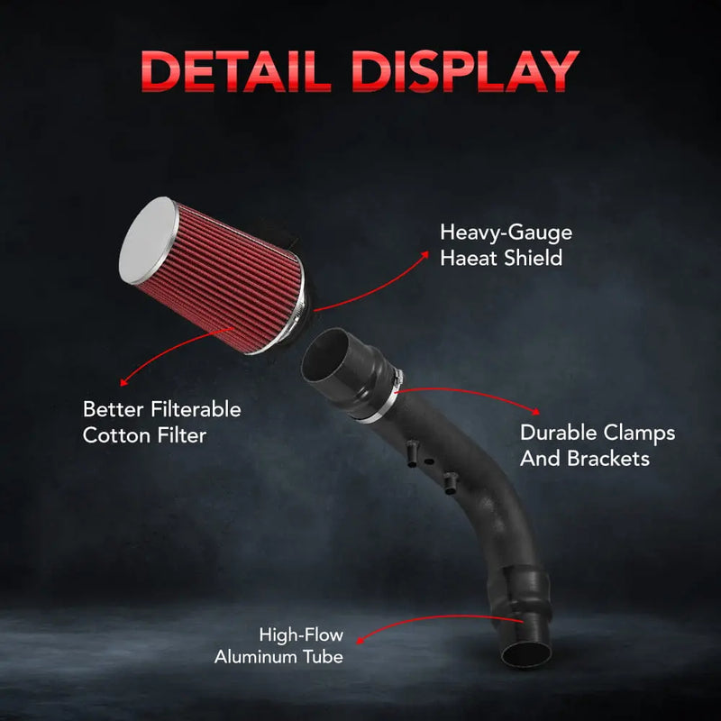 Cold Air Intake Kit for 1997-2003 Ford F-150 Expedition (V8 Engine) Flashark