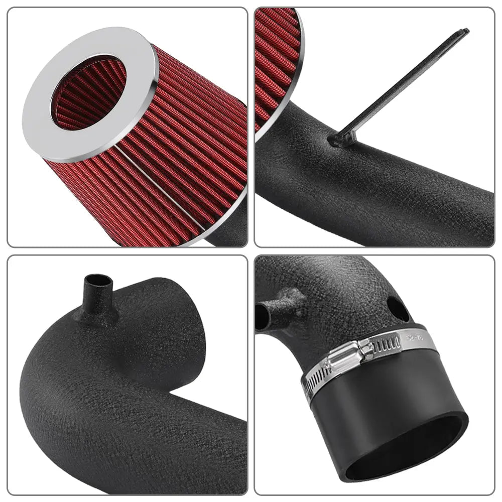 Kit Presa Aria Fredda In Alluminio Lucidato Per Honda Civic 1.7L 2001-2005 - KYX - Foto 8