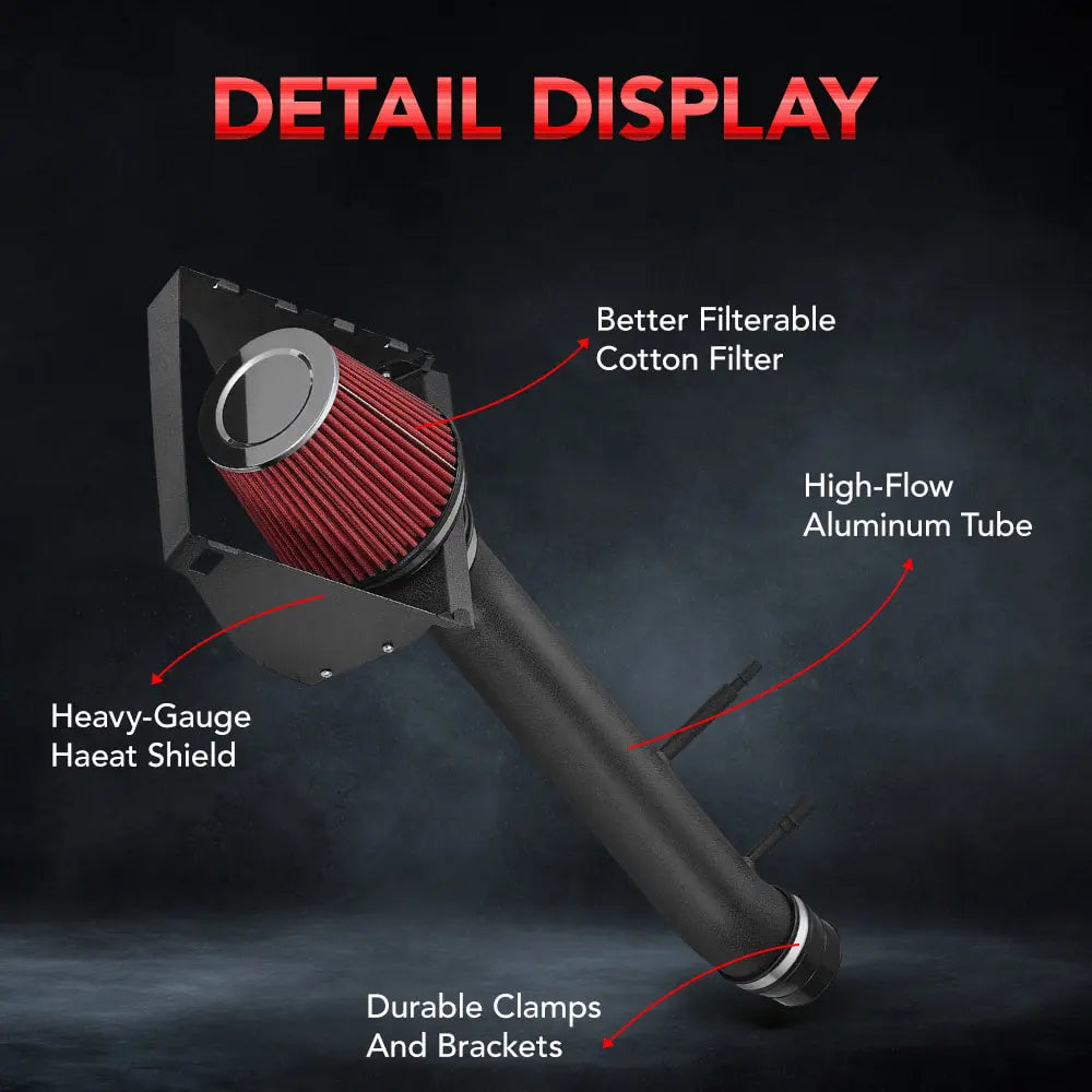 Cold Air Intake Kit for 2015-2017 Ford F150 V6 3.5L F/I  Engine Flashark